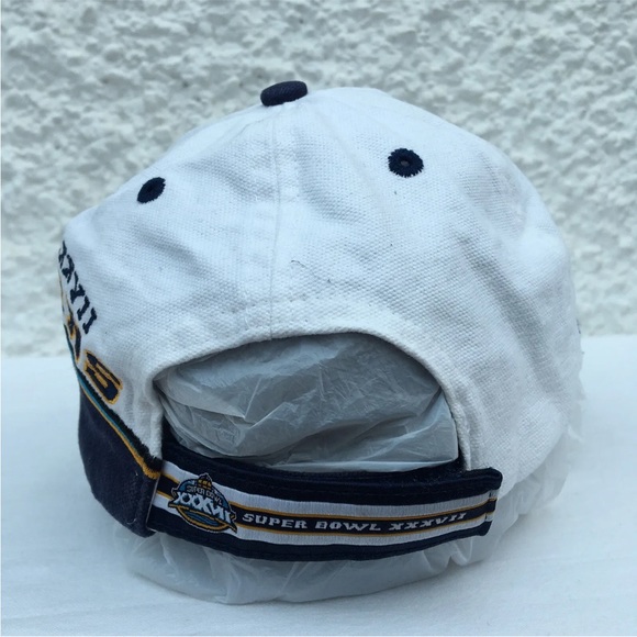 Vtg Rare Reebok NFl baseball cap superbowl 37 hat XXXVII 2003 - Oakland Raiders. - Picture 9 of 15